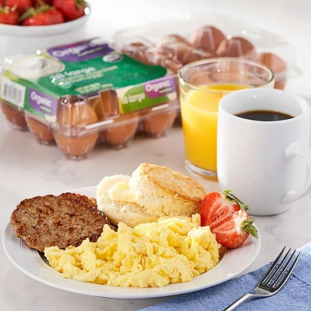 Marketside Organic CageFree Brown Large Eggs, 18 Count Jarasim